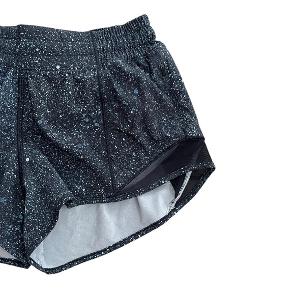 Lululemon Hotty Hot Shorts II 2.5" Mineralized Multi Black Lined Running Size 4 - Picture 4 of 8